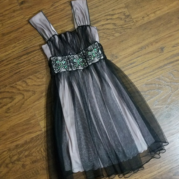 Sequin Hearts Butterfly Tulle Dress Sz 8 - Picture 14 of 15